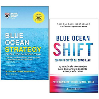 [ Thăng Long Books ] Combo 2 Cuốn : Chiến Lược Đại Dương Xanh + Cuộc Dịch Chuyển Đại Dương Xanh