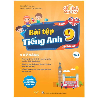 Sách - Global Success - Bài Tập Tiếng Anh 9 - Tập 1 (Có Đáp Án)