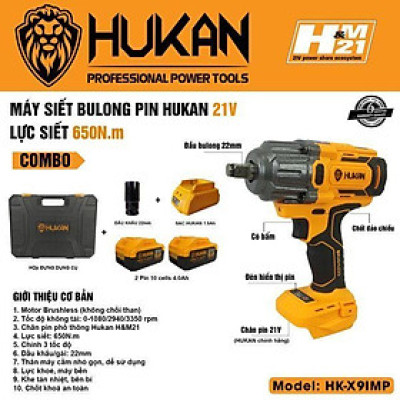 MÁY SIẾT BU LÔNG 650NM HK-X9IMP HUKAN (2 PIN ) - HÀNG CHÍNH HÃNG