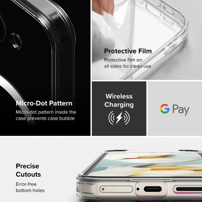 Ốp lưng dành cho Google Pixel 9a RINGKE Fusion Magnetic - Hàng Chính Hãng