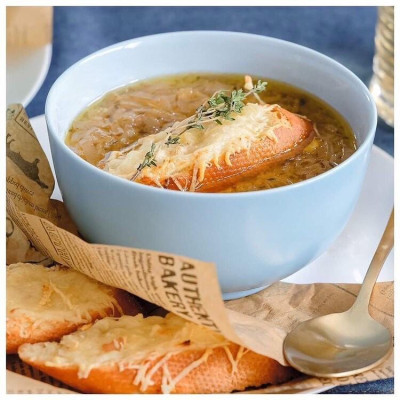 Bộ 4 bát tô thủy tinh Luminarc Diwali 14.5cm màu xanh dương/màu ghi P0731*4/P2017*4 | Hàng chính hãng