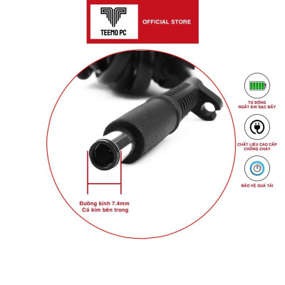 Sạc Tương Thích Cho Laptop Dell Vostro 1400 1500 3300 3400 3500 1420 - Hàng Nhập Khẩu New Seal TEEMO PC TEAC465
