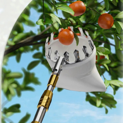 Sào Vợt Inox Hái Trái Cây Cao Cấp – Rút Dài Tới 6M, Kèm 4 Phụ Kiện Tiện Lợi Hàng Xịn Loại 1