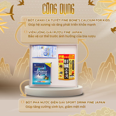 [Quà Tết Nguyên Đán 2024] TẾT AN YÊN Fine Japan Thực Phẩm Chức Năng Cho Nam Giới Tuổi Trung Niên