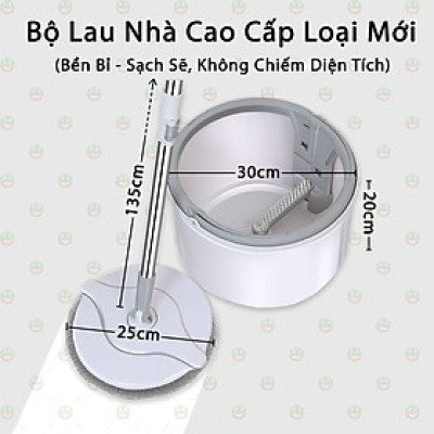 [Xịn Sò] Bộ Cây Lau Nhà Hàng Chính Hãng KhoNCC Thông Minh Cao Cấp Phiên Bản Mới - Cho Nhà Sạch Sẽ - Gọn Không Chiếm Diện Tích - KLM-BCLNK8
