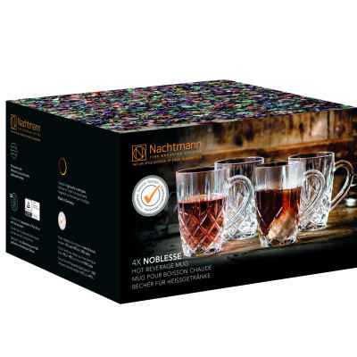 Bộ 4 cốc Nachtmann 104049 Noblesse Becher dung tích 347ml hàng Chính Hãng