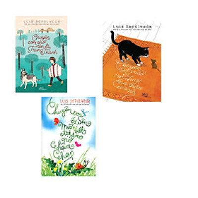 Combo 3 cuốn sách: Chuyện con chó tên là trung thành + Chuyện con mèo và con chuột bạn thân của nó  + Chuyện con ốc sên muốn biết tại sao nó chậm chạp