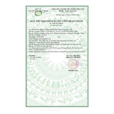 ăng cường sức khỏe NIHA GINGSENG EXTRA PLUS