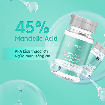 Dung dịch trẻ hóa da Emmié By Happyskin Luminclear Perfection Peel Solution (2ml) - Hàng chính hãng