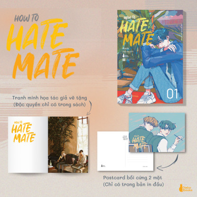 How To Hate Mate - Tập 1 (Truyện Màu) - Tặng Kèm Postcard
