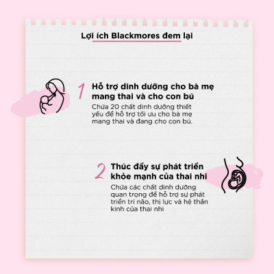 Combo Vitamin Tổng Hợp Cho Bà Bầu và Mẹ Cho Con Bú Blackmores Pregnancy & Breast-Feeding Gold Lọ 60 Viên và Viên Uống Bổ Sung Vitamin C Blackmores Bio C 1000mg Lọ 31 Viên