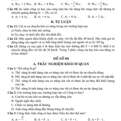 Tuyển Tập Đề Kiểm Tra Định Kì Khoa Học Tự Nhiên Lớp 9 (Dùng Chung Cho Các Bộ SGK Hiện Hành) (HA)