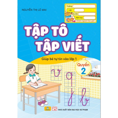 Sách Combo 5 cuốn: Tập tô tập viết và làm quen với toán (Hành trang vào lớp 1)