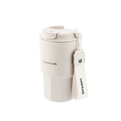 Ly Giữ Nhiệt LocknLock Vacuum Coffee 450ml LHC4340, Hàng Chính Hãng, Có Dây Xách, Nắp Bật - JoyMall