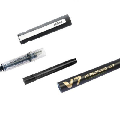 Bút Mực Nước Hi-Tech V7 Cartridge System Pilot BXC-V7-B-BGD - Mực Đen