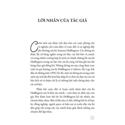 Sách - Arianna Huffington - Bà Hoàng Truyền Thông Và Chuyên Gia Chăm Sóc Sức Khỏe - Tân Việt Books