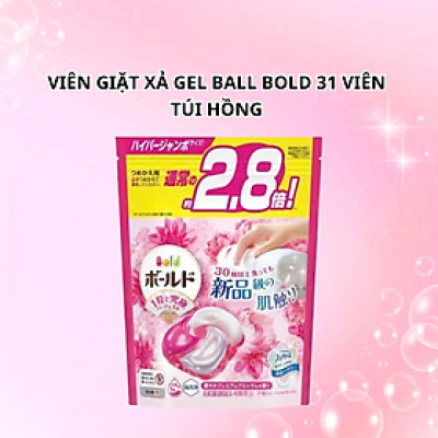 Viên giặt xả Gel Ball Bold Nhật Bản 4 in 1
