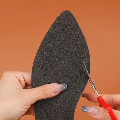 Cặp lót giày cao gót mũi nhọn giảm size cho giày bị rộng, thoáng khí và êm chân MÀU ĐEN