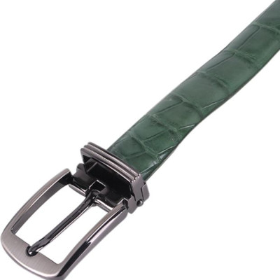 Thắt Lưng Nữ Da Cá Sấu Huy Hoàng HT5213 - Xanh Navy