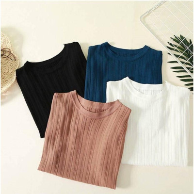 Áo len nữ ngắn tay nhiều màu lựa chọn Al15