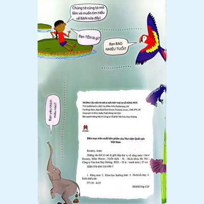 Sách - Những Câu Hỏi Tò Mò Và Giải Đáp Thú Vị Về Rừng Mưa - Huy Hoàng