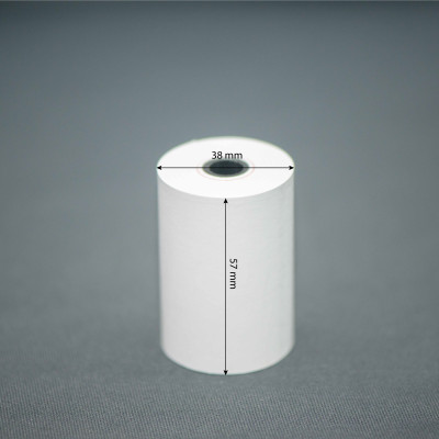 Giấy in nhiệt K57x38mm thùng 100 cuộn