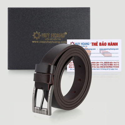 Thắt lưng nữ Huy Hoàng bát gài màu nâu HP5149