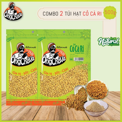 Combo 2 Túi Hạt Cỏ Cà Ri Ông Chà Và 500g (Fenugreek Seeds)