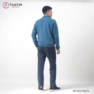 Bộ Quần Áo Gió Thể Thao Nam FASVIN BC21485.HN 02 Lớp Lót Thun Dày Dặn Ấm Áp Chất Vải Và Phom Dáng Rất Đẹp