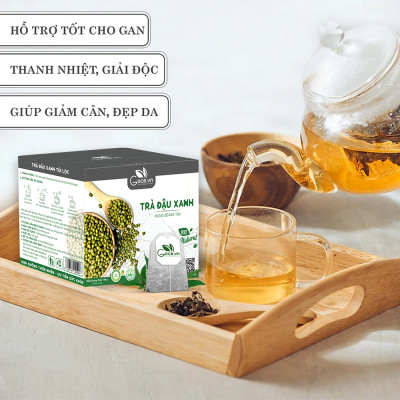 Trà đậu xanh túi lọc Goce - Mát gan, giải nhiệt