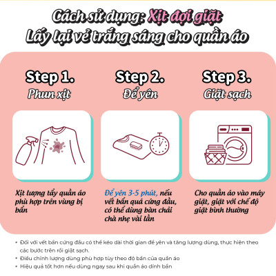 Chất tẩy vết bẩn quần áo Mao Bao 30g