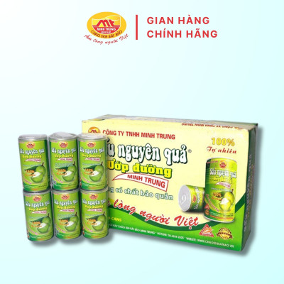 Sấu nguyên quả ướp đường Minh Trung 365g - Sấu 24 (thùng 24 lon)