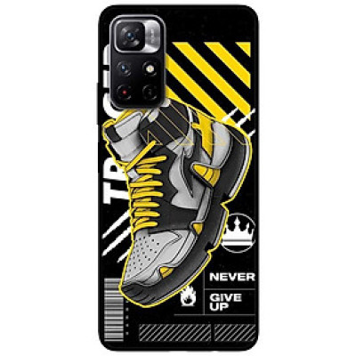 Ốp lưng dành cho Xiaomi Redmi Note 11 5G - Redmi Note 11T - Redmi Note 11S - Giày Vàng Đen