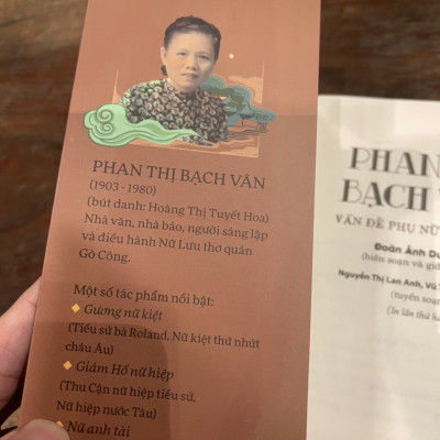 (Phụ nữ tùng thư - Tủ sách giới và phát triển) PHAN THỊ BẠCH VÂN - VẤN ĐỀ PHỤ NỮ Ở NƯỚC TA – Đoàn Ánh Dương, Nguyễn Thị Lan Anh, Vũ Thị Thanh Loan – NXB Phụ Nữ Việt Nam (bìa mềm)