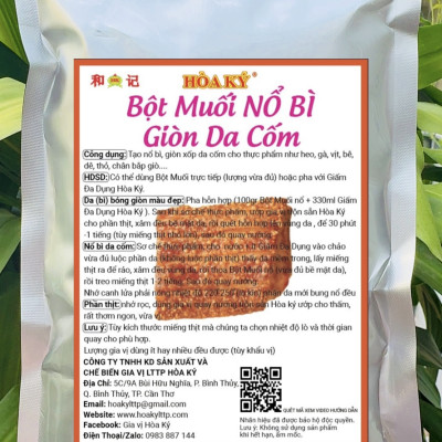 Bột muối nổ bì giòn da cốm 1kg Hoà Ký
