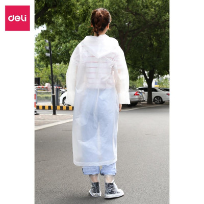 Áo Mưa Trong Suốt Deli Cho Người Lớn Và Trẻ Em - Vải Chống Thấm Cao Cấp - Dáng Dài Thời Trang - DL553010 / DL553011
