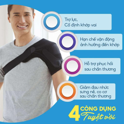 Đai Bảo Vệ Khớp Vai Phiten Loại cứng Aqua metax AP249004/AP249005