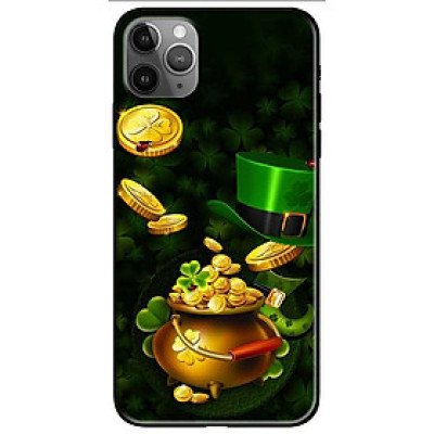 Ốp lưng cho IPhone X - Xs - Xs Max - Xr - 11 - 11 Pro Max - Đồng Tiền May Mắn - Hàng Chính Hãng