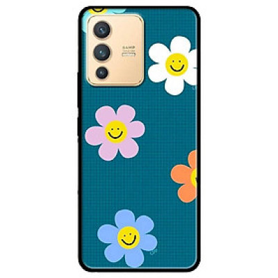 Ốp lưng dành cho Vivo V23 5G / S12 - Vivo Y15s / Y15A - Hoa Màu Sắc Xanh