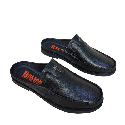 Dép Bít Mũi Nam Da Bò Thật TiTi ĐÔ Cao Cấp GSB20130d