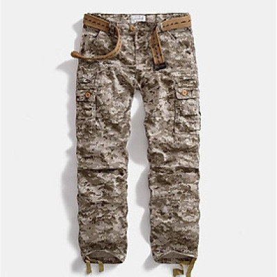 Quần dài kaki túi hộp phong cách Retro_dã ngoại