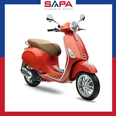 Xe Tay Ga Vespa Primavera 125 Màu Cam Orange Tramonto