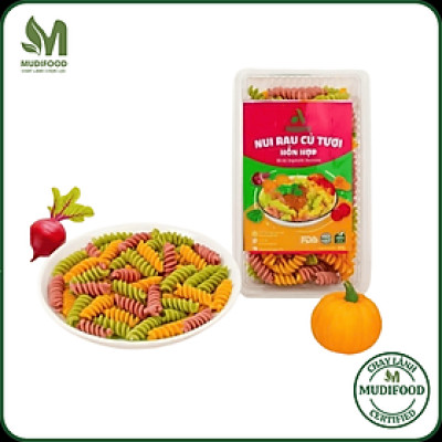 Nui Rau Củ Tươi Hỗn Hợp Hapimi 300g - Thực Phẩm Bổ Sung Dinh Dưỡng Cho Cả Gia Đình, Người Ăn Chay, Ăn Kiêng, Giảm Cân, Thực Dưỡng, Eat Clean, Healthy