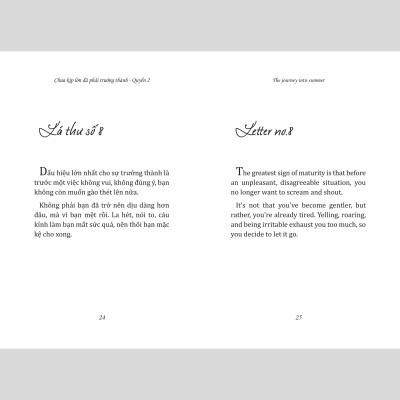 Combo 5 sách song ngữ Việt - Anh: Youth +  Summer + A Hug + Grow Up + Being Yourself