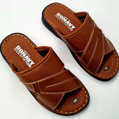 Thanh lý dép quai ngang nam DONAVY  thời trang DOQNOG