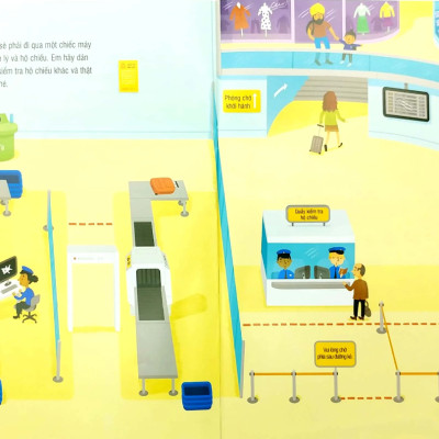 First Sticker Book - Sách Dán Hình Đầu Đời Cho Bé - Sân Bay 75N