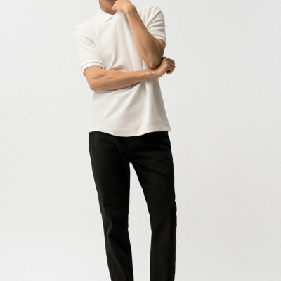 ROUTINE | Quần jean đen trơn form Slim Crop (chiều dài đến mắt cá chân) - 10S25DPA108CR1 | ROUTINE CÀ MAU