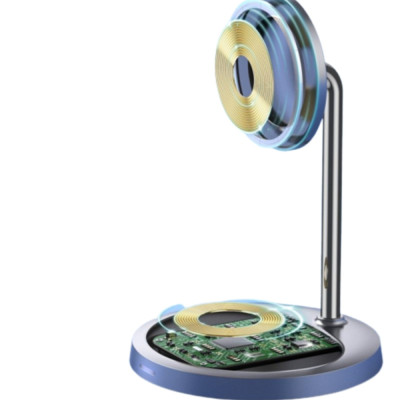 Đế sạc Choetech T581-F không dây Mag-safe 2in 1 (Hàng chính hãng)