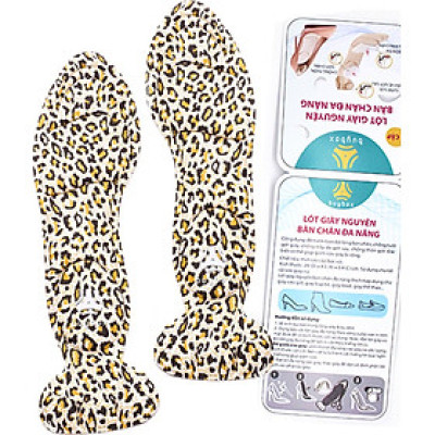 Miếng lót giảm size cho giày bị rộng Cao Cấp - buybox - BBPK11 (Da beo)