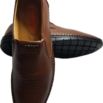 Giày Mọi Nam BIGGBEN Da Bò Thật GM143